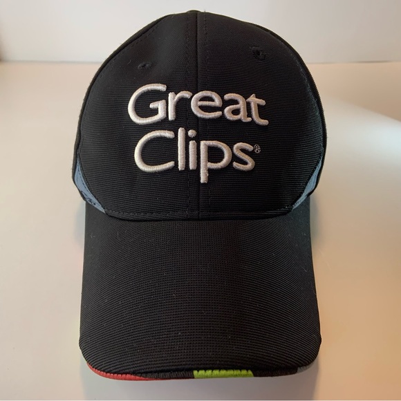 Kasey Kahne Great Clips #5 Chase Authentic NASCAR Black Hat Cap Adjustable Strap - Picture 3 of 10